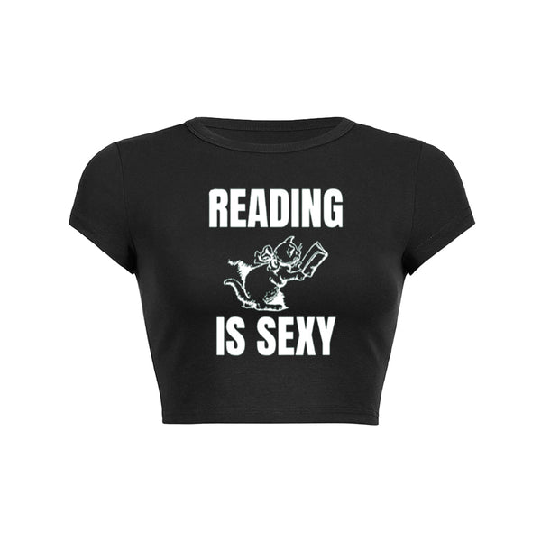 T-shirt bébé « Lire c'est sexy » 