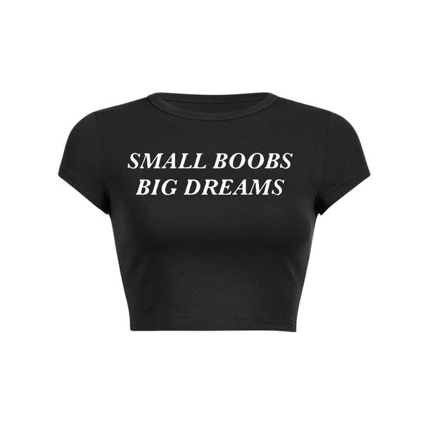 Haut court pour bébé Y2K « Small But Big Dreams » 
