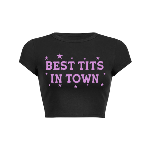 Best Txts In Town Y2K Baby Tee