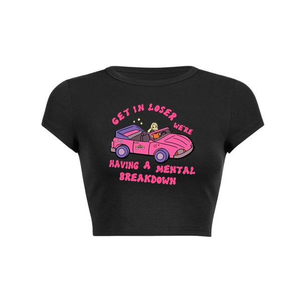 Haut court pour bébé style Y2K 