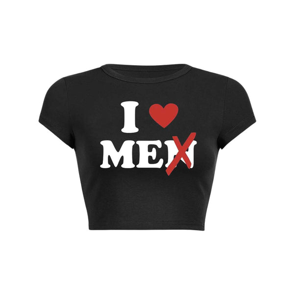 T-shirt court pour bébé Love Me Not Men Y2K 