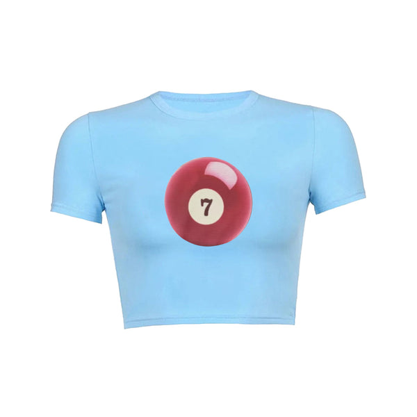 T-shirt bébé graphique Lucky 7 Ball 