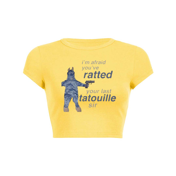 Haut court pour bébé Ratted Last Tatouille Y2K 