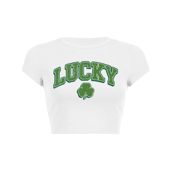 T-shirt Lucky Baby T-shirt bébé mignon trèfle 