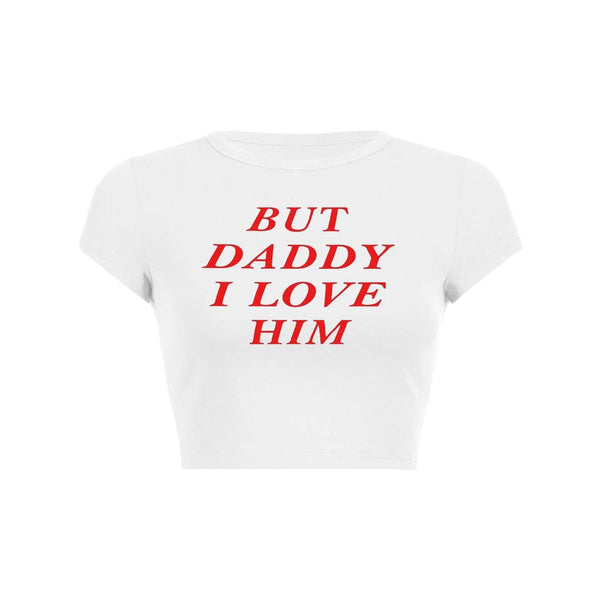 Mais papa, je l'aime, haut court bébé Y2K 