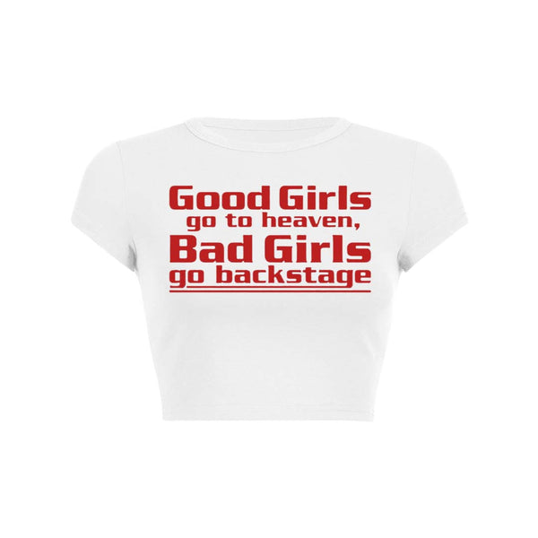 T-shirt court pour bébé Good Girls Go To Heaven Y2K 