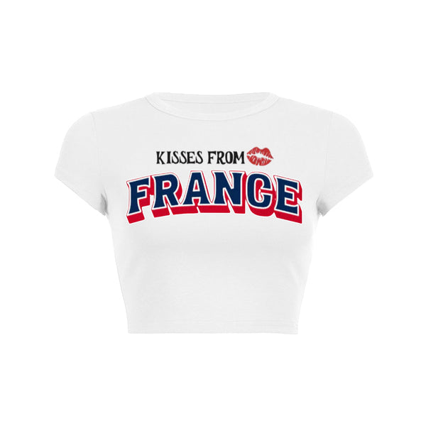T-shirt bébé « Bisous de France » 1 
