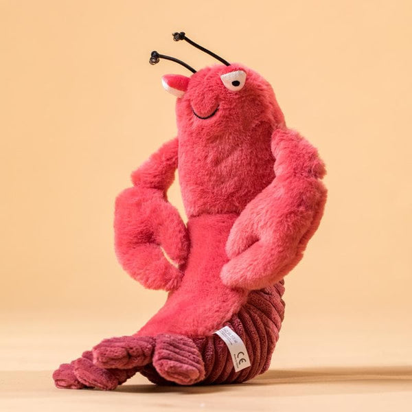 Peluche homard orange rouge 