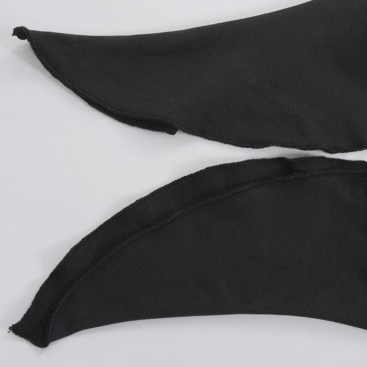 Ruffled halter top - Final Sale - Halibuy